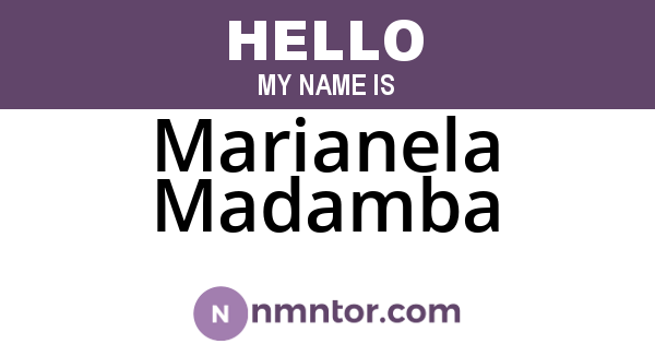 Marianela Madamba