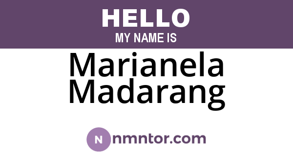 Marianela Madarang