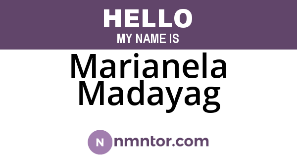 Marianela Madayag