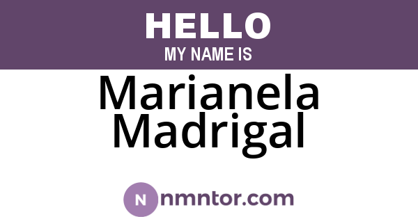 Marianela Madrigal