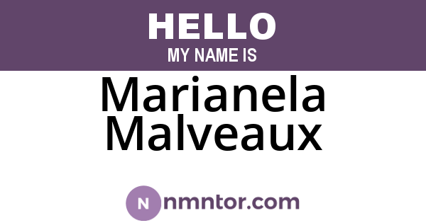 Marianela Malveaux