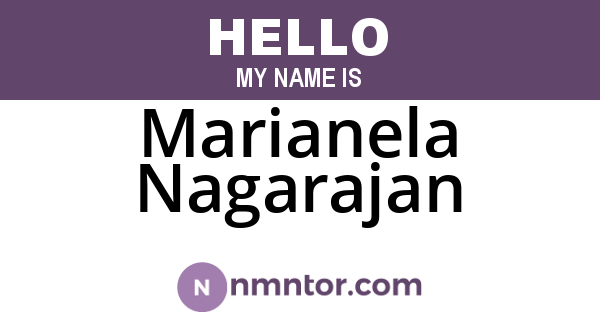 Marianela Nagarajan