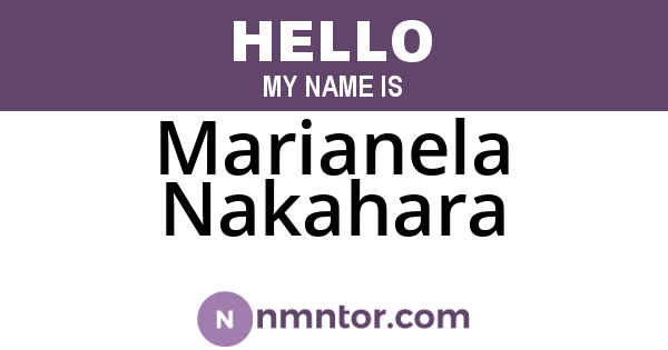 Marianela Nakahara