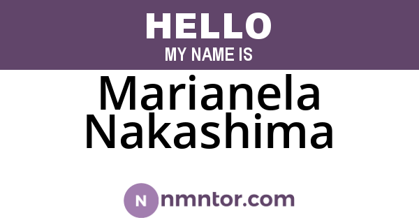 Marianela Nakashima