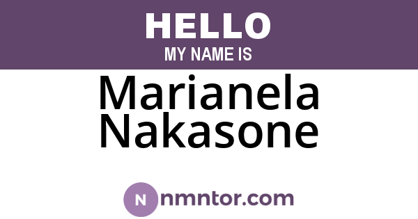 Marianela Nakasone
