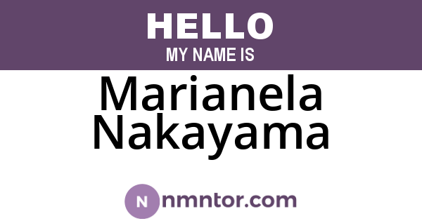 Marianela Nakayama