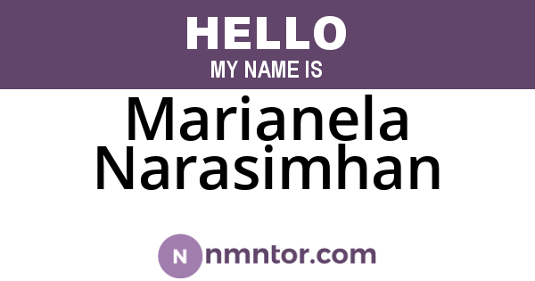 Marianela Narasimhan