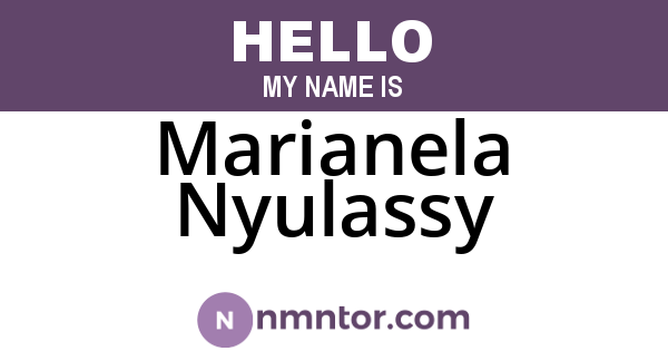 Marianela Nyulassy