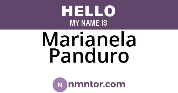 Marianela Panduro