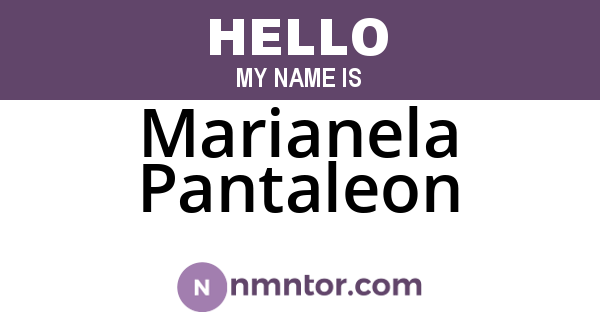 Marianela Pantaleon