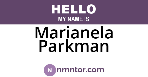 Marianela Parkman