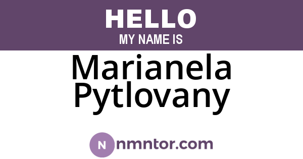Marianela Pytlovany