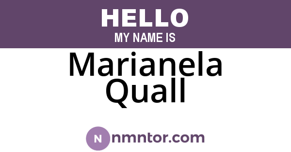 Marianela Quall