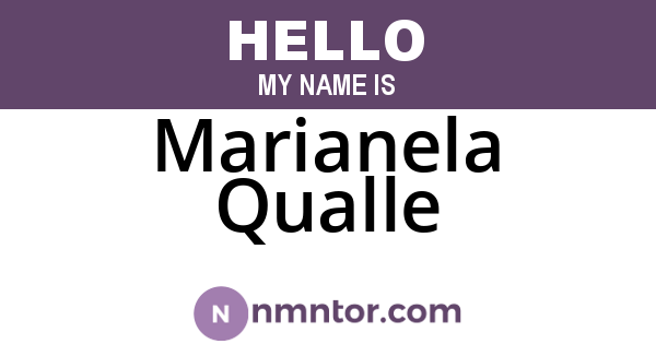 Marianela Qualle