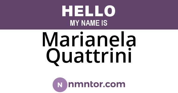Marianela Quattrini