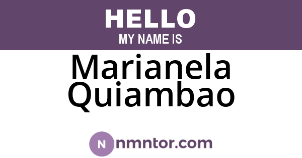 Marianela Quiambao