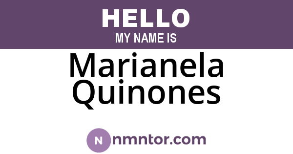 Marianela Quinones