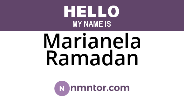 Marianela Ramadan