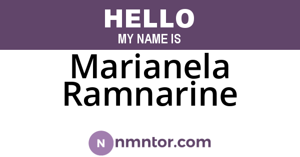 Marianela Ramnarine