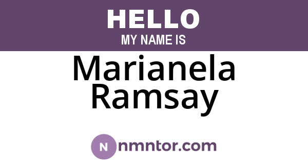 Marianela Ramsay