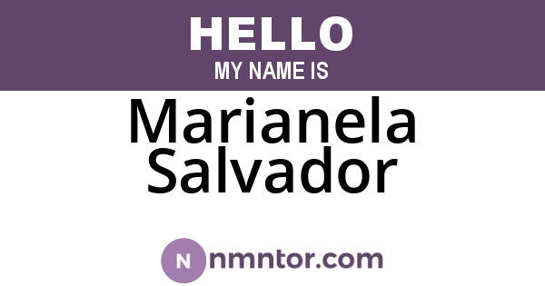 Marianela Salvador
