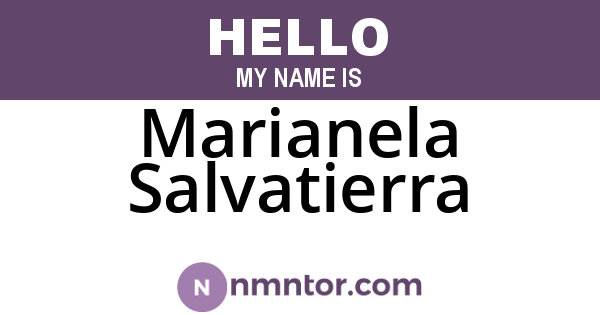Marianela Salvatierra