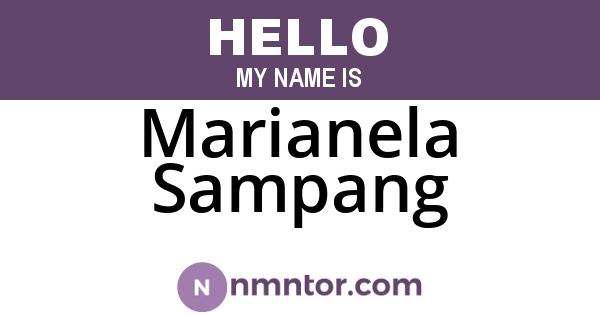 Marianela Sampang