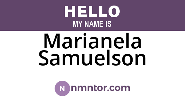 Marianela Samuelson