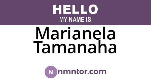 Marianela Tamanaha