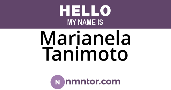 Marianela Tanimoto
