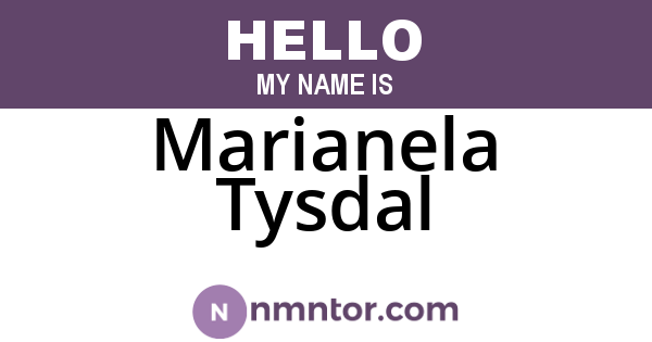 Marianela Tysdal