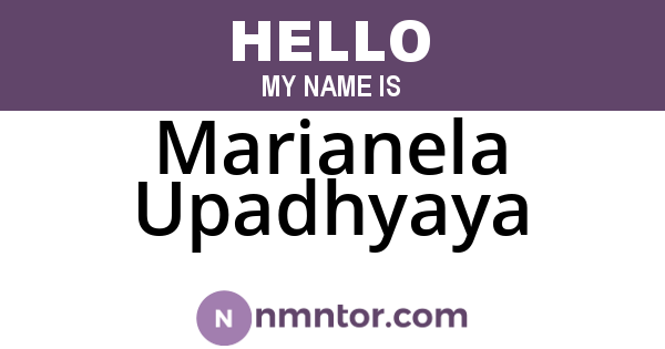 Marianela Upadhyaya