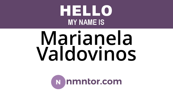 Marianela Valdovinos