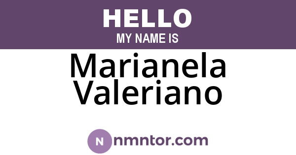 Marianela Valeriano