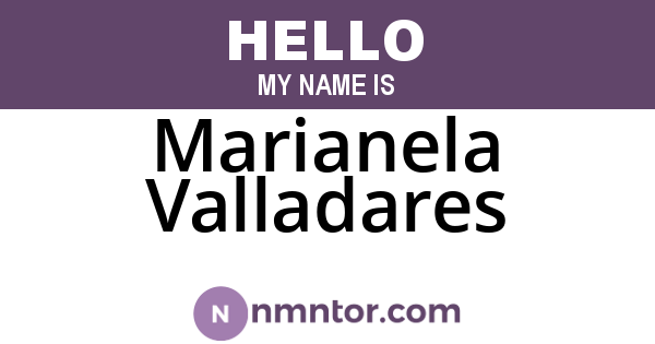 Marianela Valladares