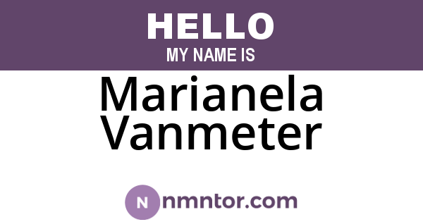 Marianela Vanmeter