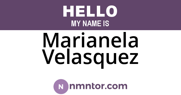 Marianela Velasquez