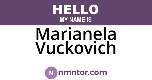 Marianela Vuckovich
