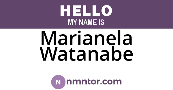 Marianela Watanabe