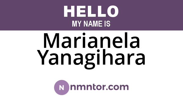 Marianela Yanagihara