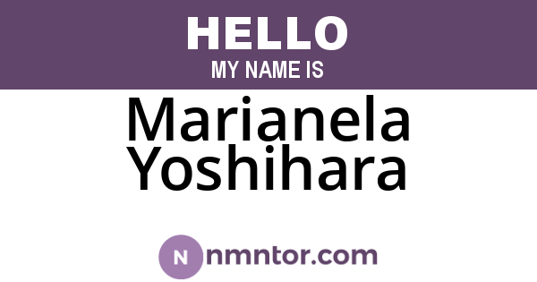 Marianela Yoshihara