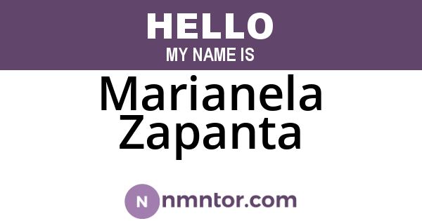 Marianela Zapanta