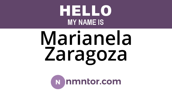 Marianela Zaragoza