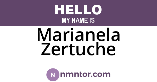 Marianela Zertuche