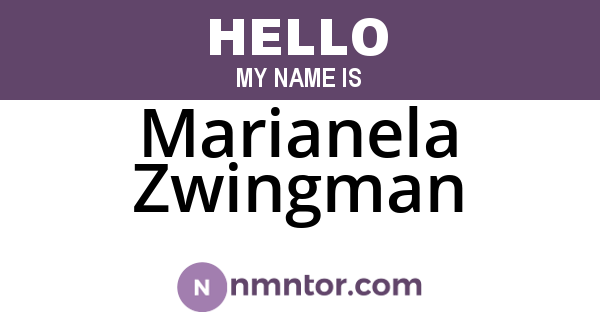 Marianela Zwingman