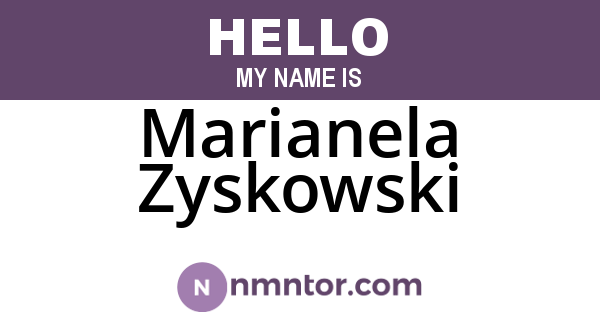 Marianela Zyskowski