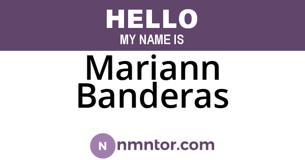 Mariann Banderas