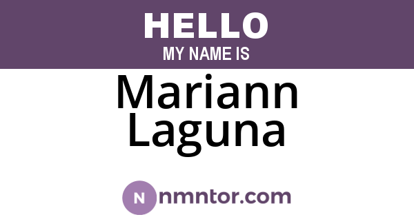 Mariann Laguna