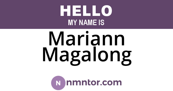 Mariann Magalong