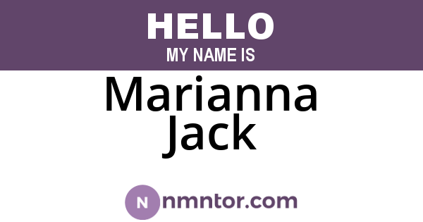 Marianna Jack